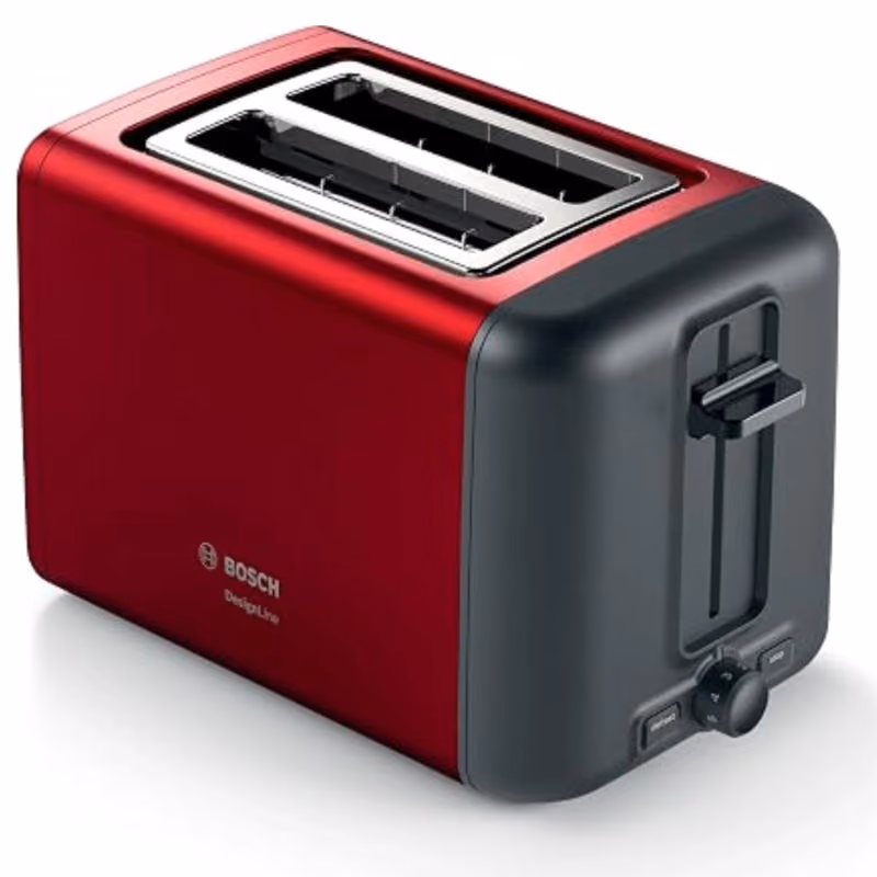 BOSCH Compact toaster DesignLine, Red
