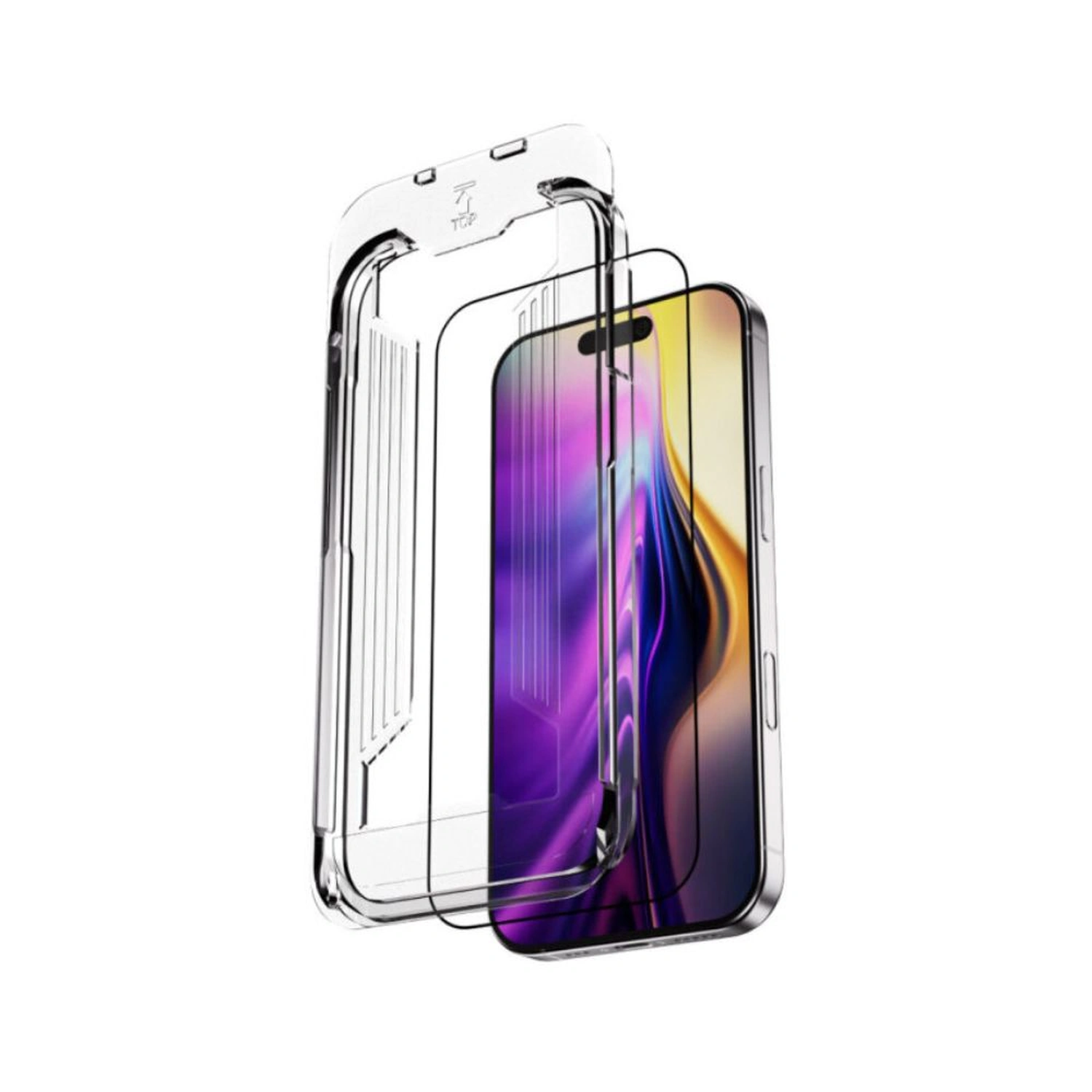 Blupebble Graphene Rock Series Tempered Glass 2.5D For iPhone 17 Pro Max - Clear BP-ROCKIP17MAXAP-CL