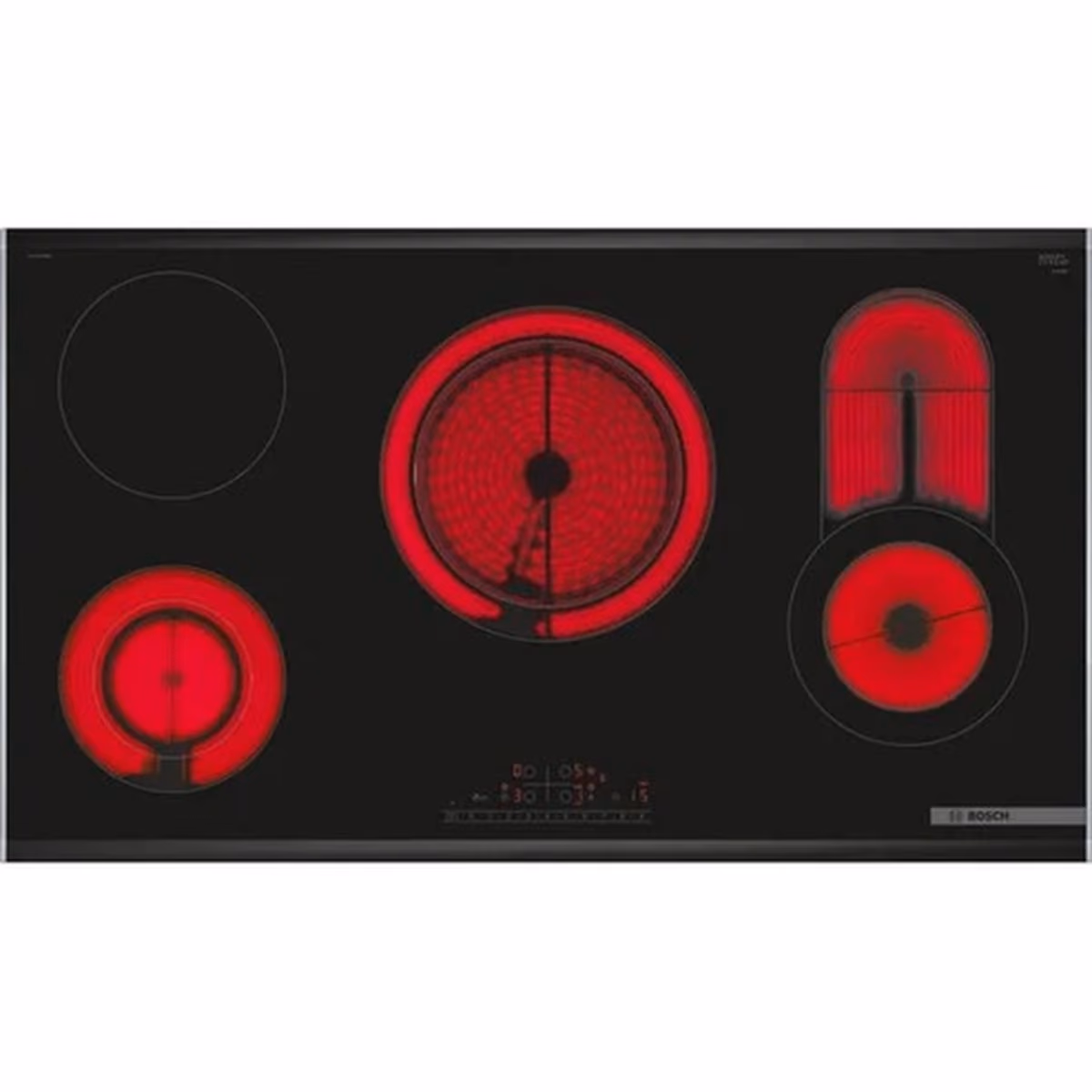 Series 6, Built-In Ceramic Hob 90cm, Touch Control, 4 Cooking Zones, 17 Power Levels, 7000 Watts, Made in Germany - Series 6, Built-In Ceramic Hob 90cm, Touch Control, 4 Cooking Zones, 17 Power Levels, 7000 Watts, Made in Germany
