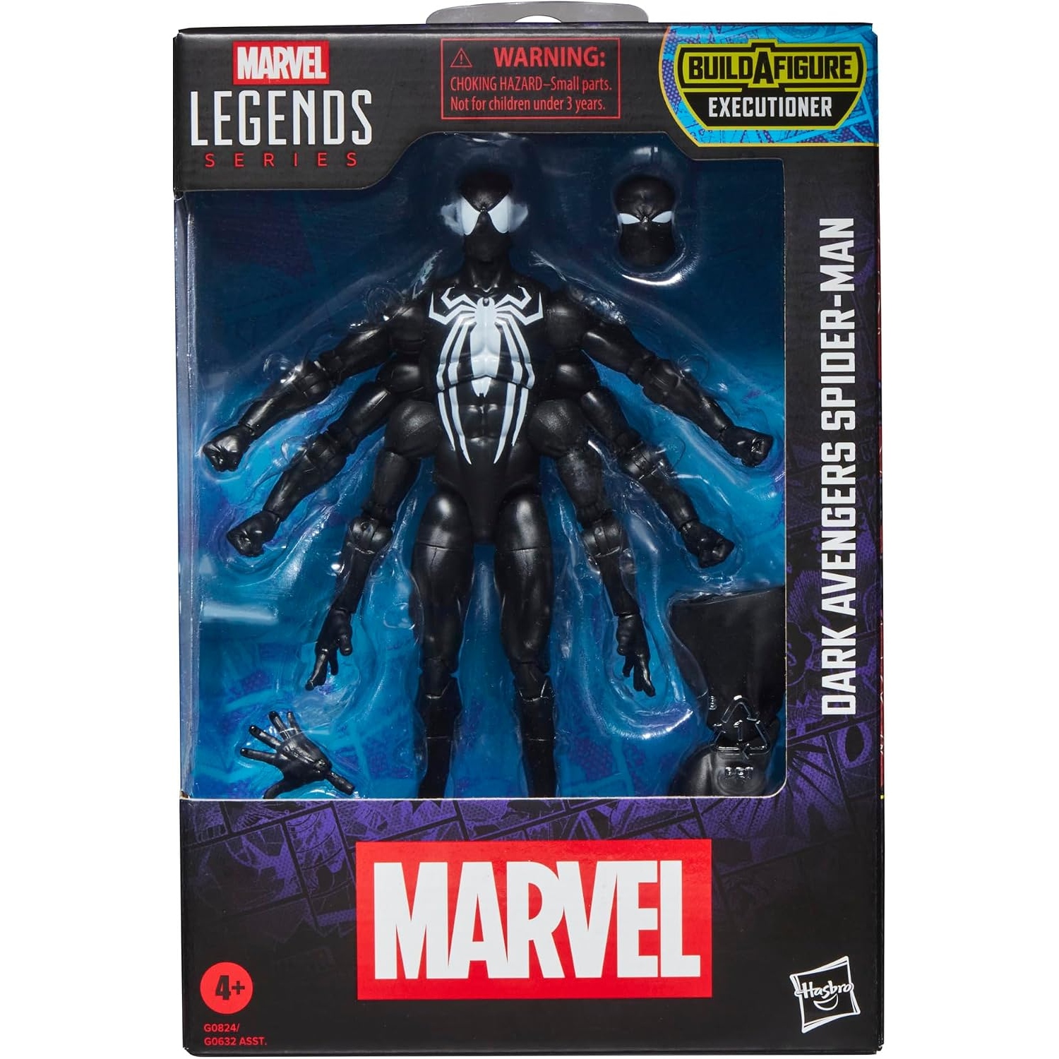 Hasbro Marvel Legends Series Dark Avengers Spider-Man 6-Inch Action Figure