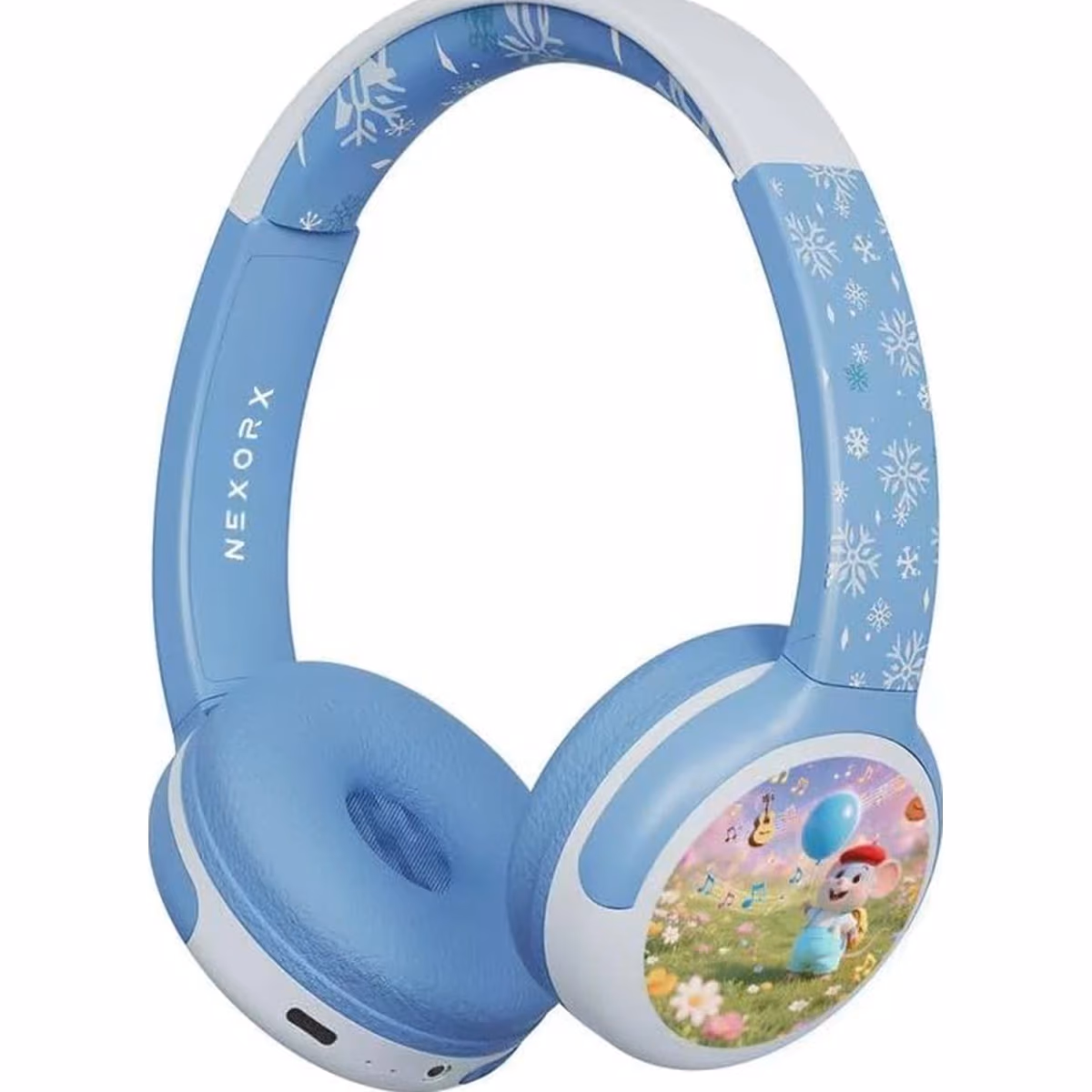 NEXORX KIDS BT HEADSET - 001 BLUE - NEXORX KIDS BT HEADSET - 001 BLUE