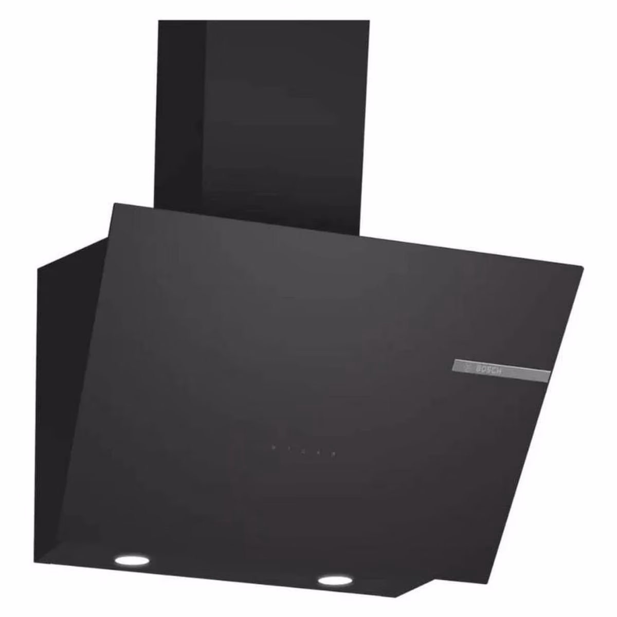 Series 4, Inclined Chimney Hood 60cm, 59DB, 2 Speed +Intensive, 307m³ H Recirculation 700m³ H Ducted, Black, Made In Turkey 1