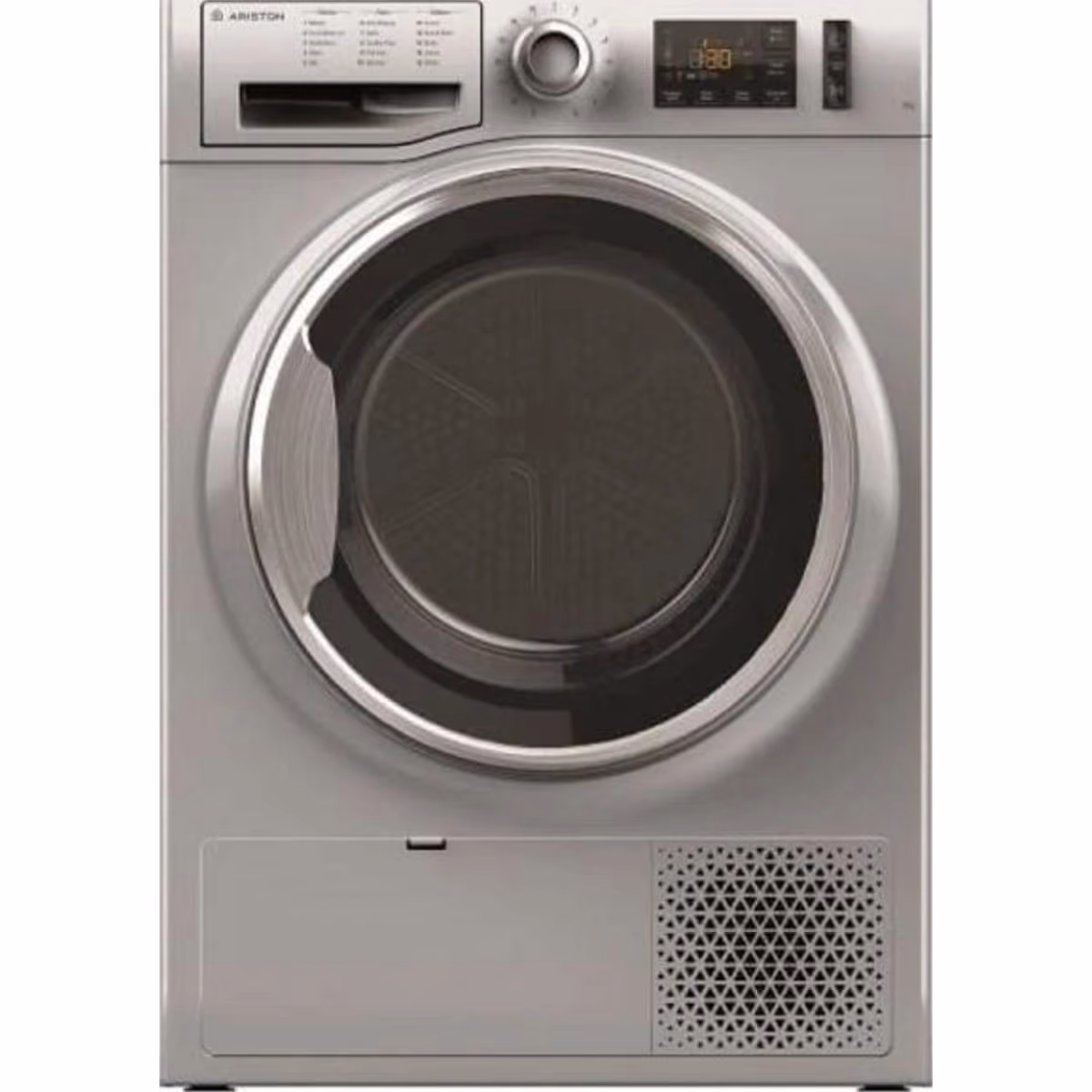 ARISTON 9KG DRYER SILVER COLOR WITH HEAT - ARISTON 9KG DRYER SILVER COLOR WITH HEAT