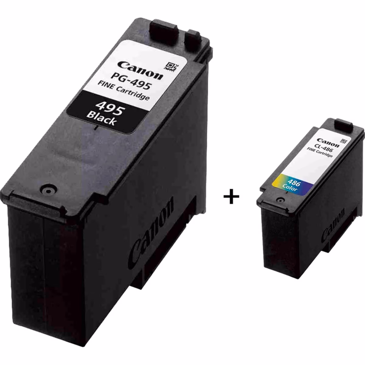 PG-495 Black Ink Cartridge + CL-486 Colour Ink Cartridge - PG-495 Black Ink Cartridge + CL-486 Colour Ink Cartridge