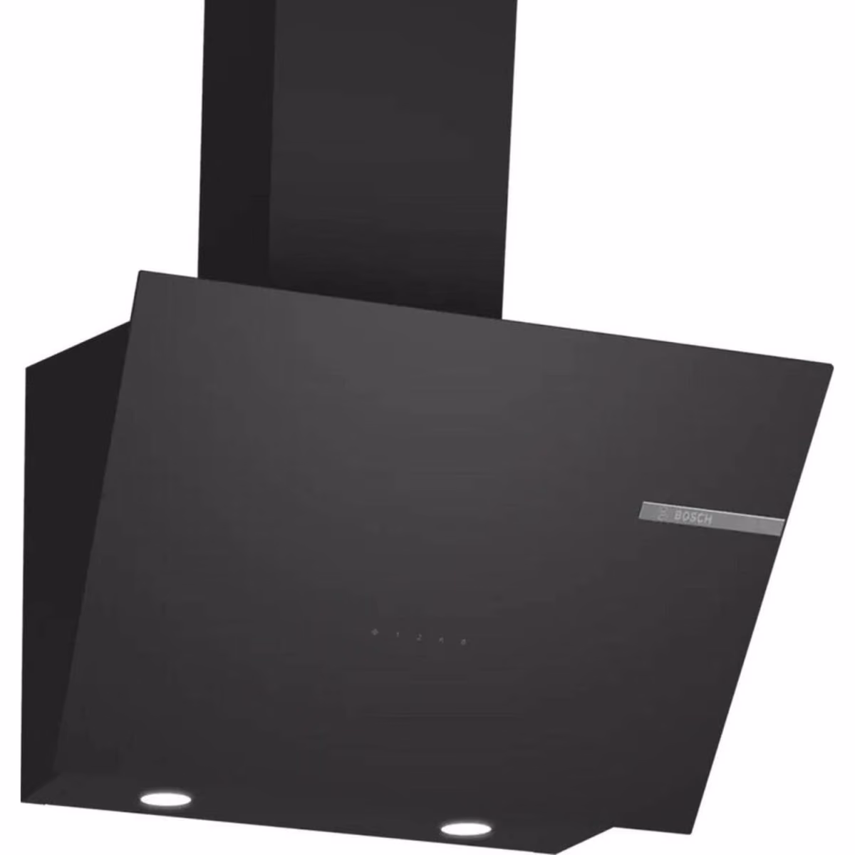 Series 4, Inclined Chimney Hood 60cm, 59DB, 2 Speed +Intensive, 296m³ H Recirculation 510m³ H Ducted, Black, Made In Turkey 1