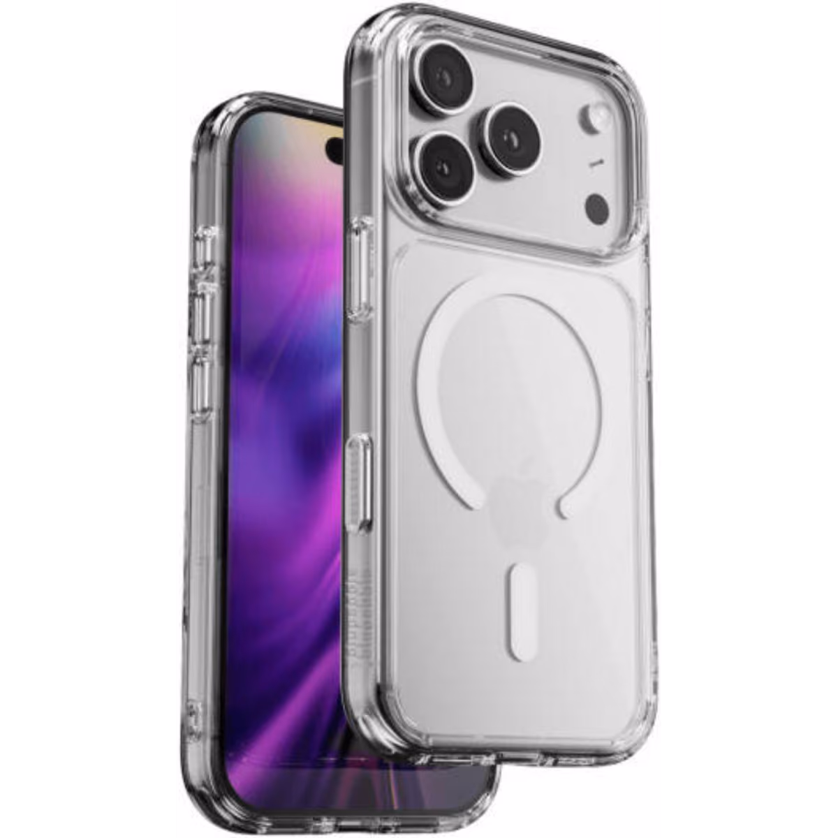 Blupebble Hybrid Mag Case With MagSafe For IPhone 17 Pro Max Clear BP IPHMCLR17MAX CL 1