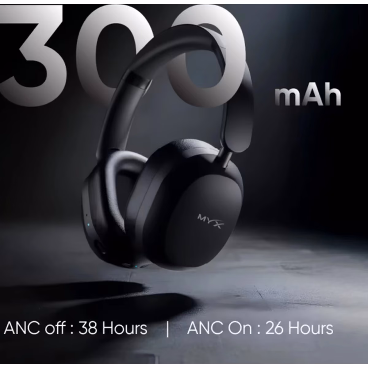 MYX MX-V11 Echowave Headphone Black - MYX MX-V11 Echowave Headphone Black