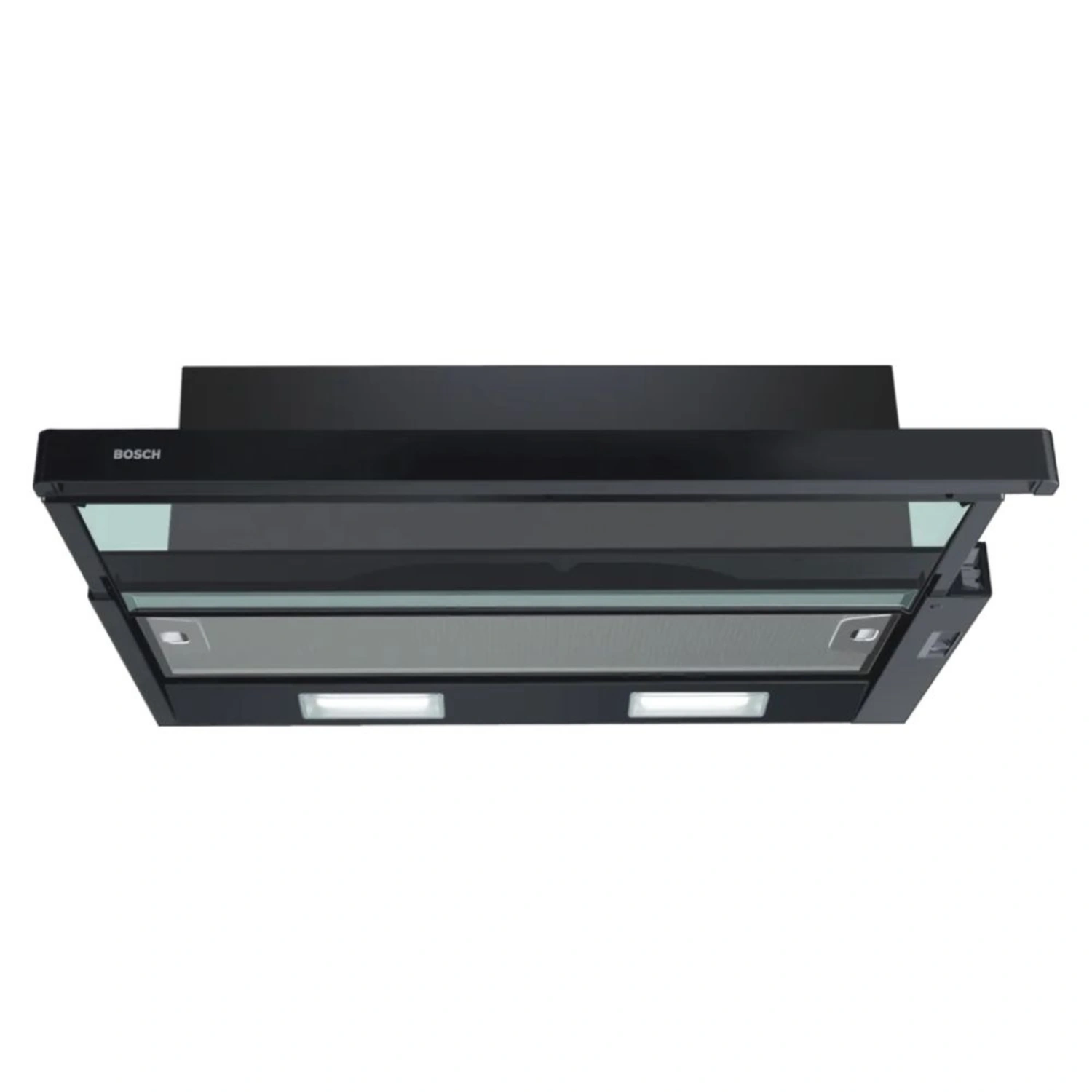 Series 2, Built-In Telescopic Hood 60cm, 67DB, 3 Speed, 220m³ h-Recirculation 310m³ h-Ducted, Black, Made in Turkey