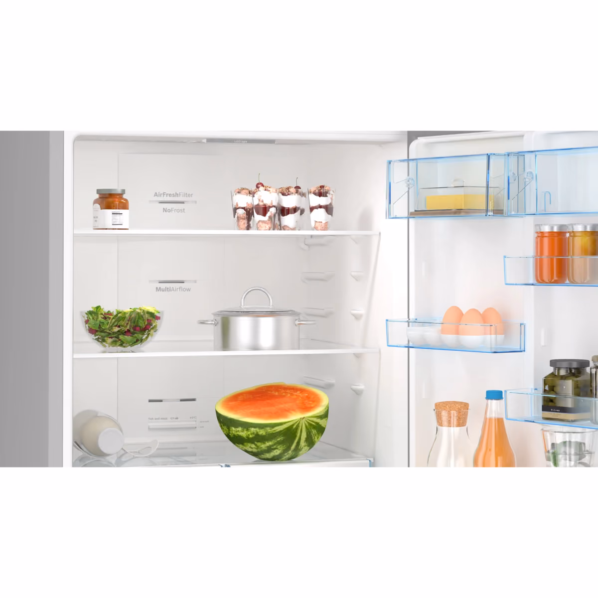 Series 4, Bottom Freezer, 42DB, Reversible Door Hinges, Vita Fresh, Stainless Steel, Made in Turkey - Series 4, Bottom Freezer, 42DB, Reversible Door Hinges, Vita Fresh, Stainless Steel, Made in Turkey
