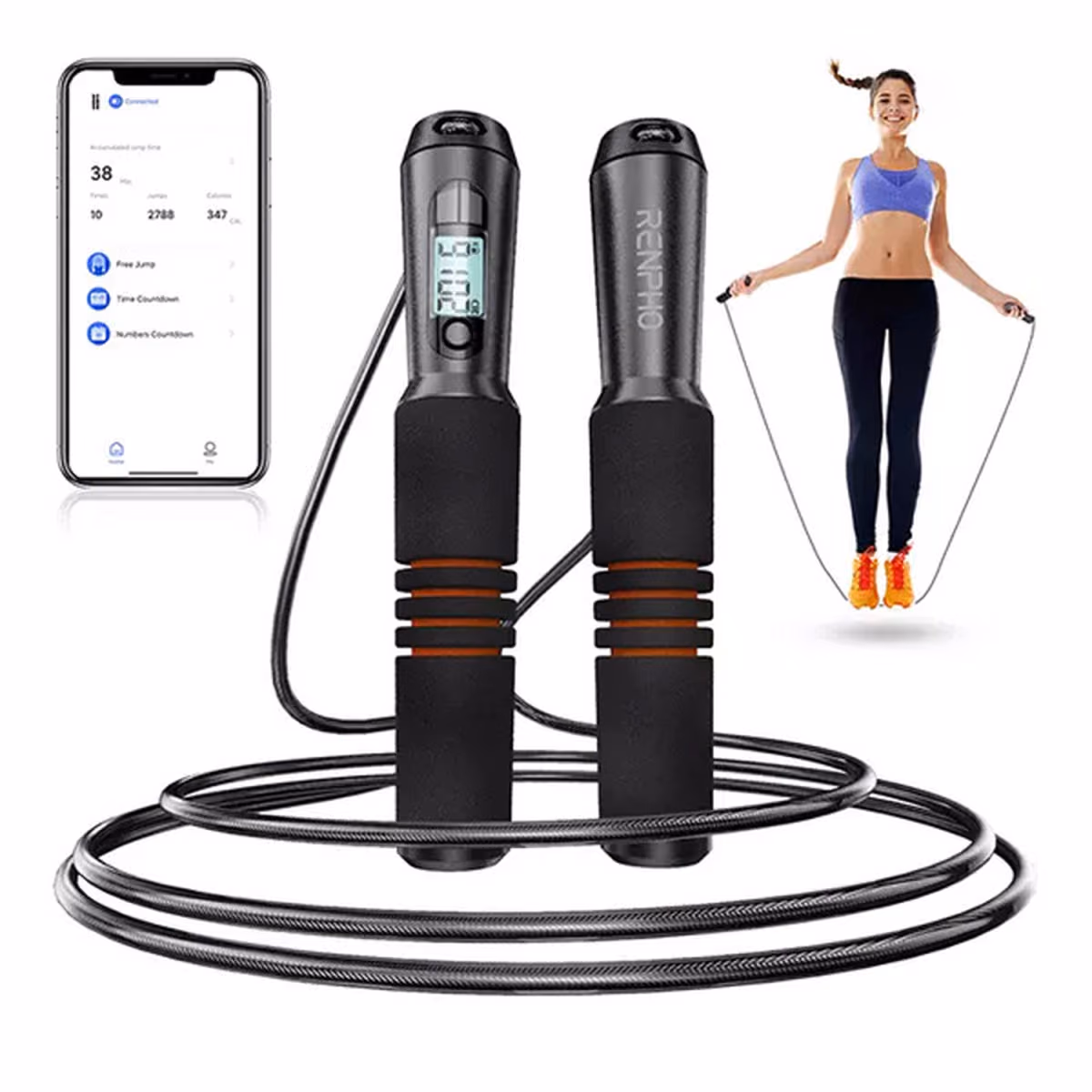 RENPHO RQ001BK Smart Jump Rope 1