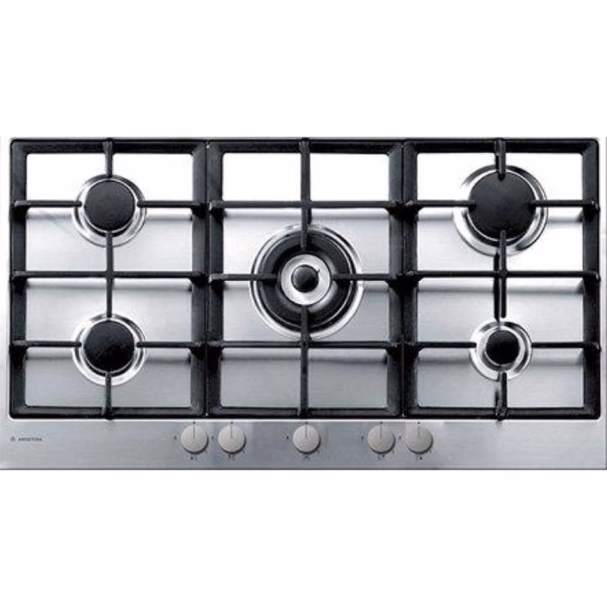 Ariston Gas Hob Built-In - Silver - PK951 T GH, 90cm - Ariston Gas Hob Built-In - Silver - PK951 T GH, 90cm