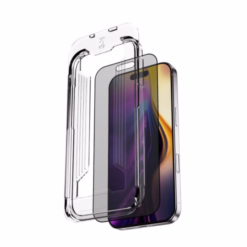 Blupebble Graphene Rock Series Tempered Glass 2.5D For IPhone 17 Pro Max Privacy BP ROCKIP17MAXAP PR 1