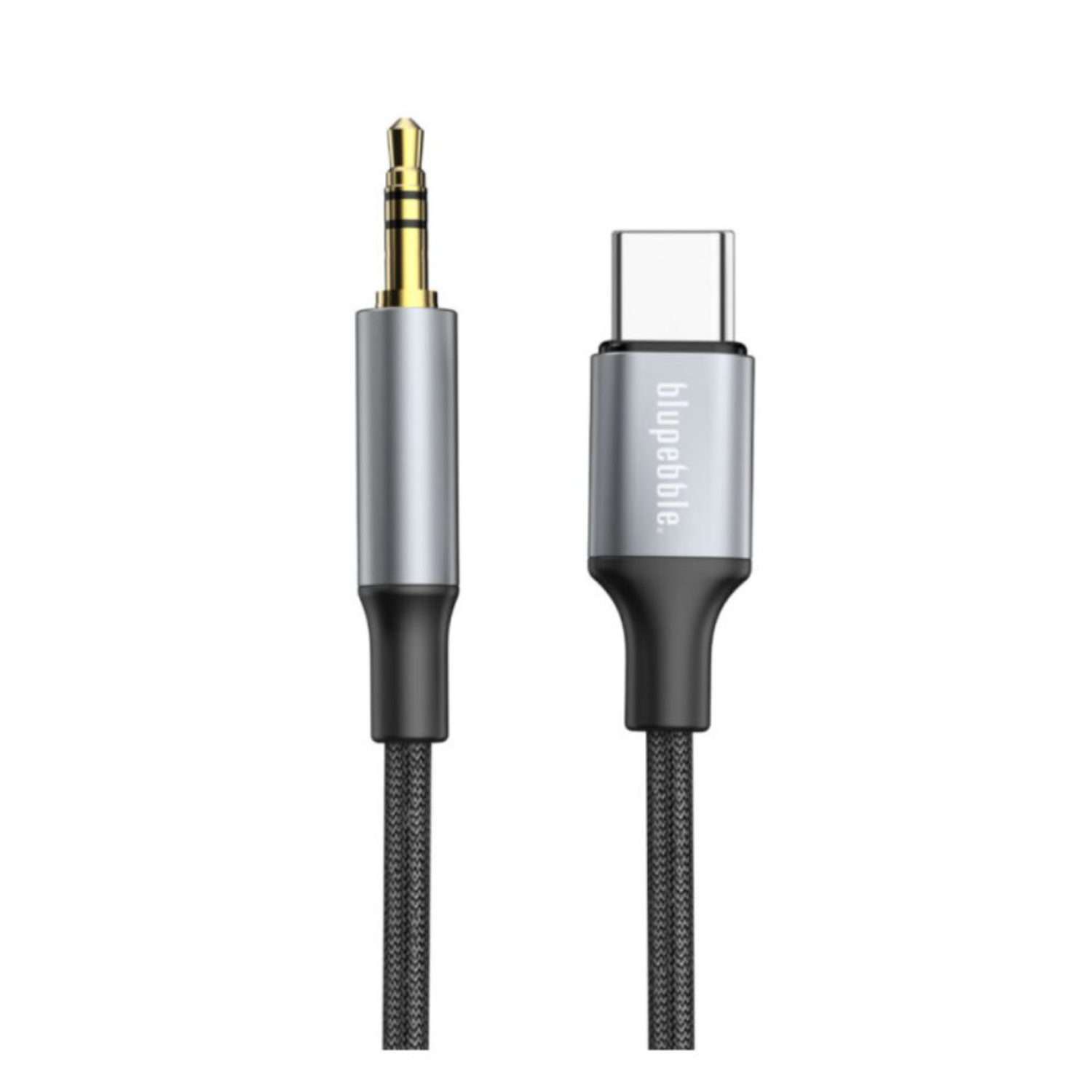 Blupebble USB-C Male To 3.5MM Male Cable 1M Gray BP-USBC23.5MALE-GY