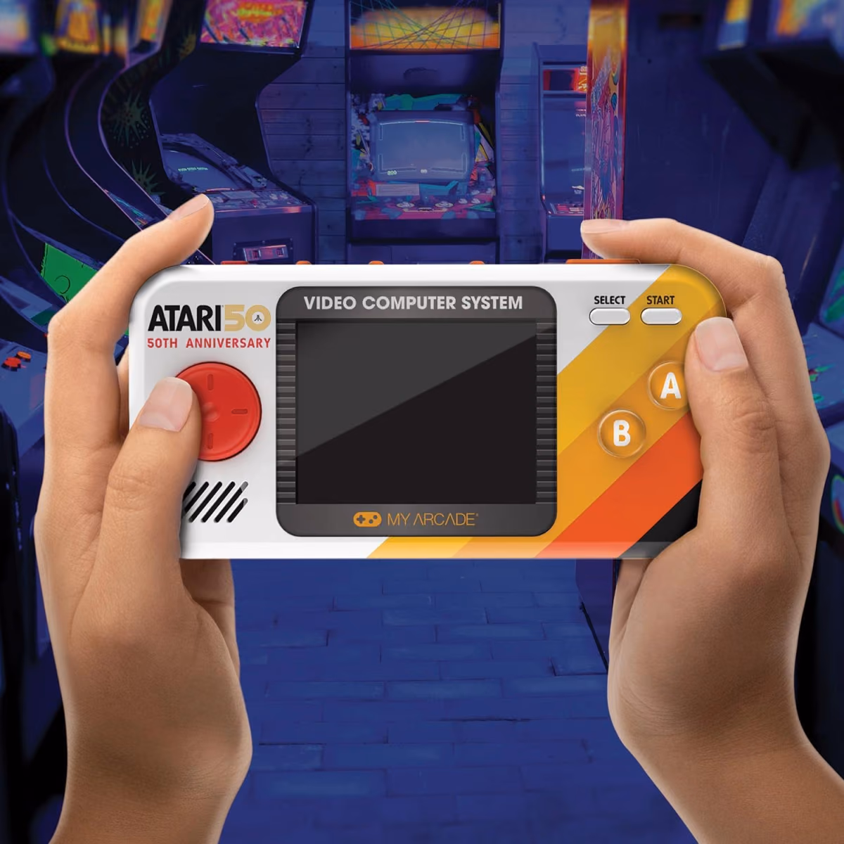 POCKET PLAYER ATARI PORTABLE GAMING SYSTEM (100 GAMES IN 1) BLACK 1