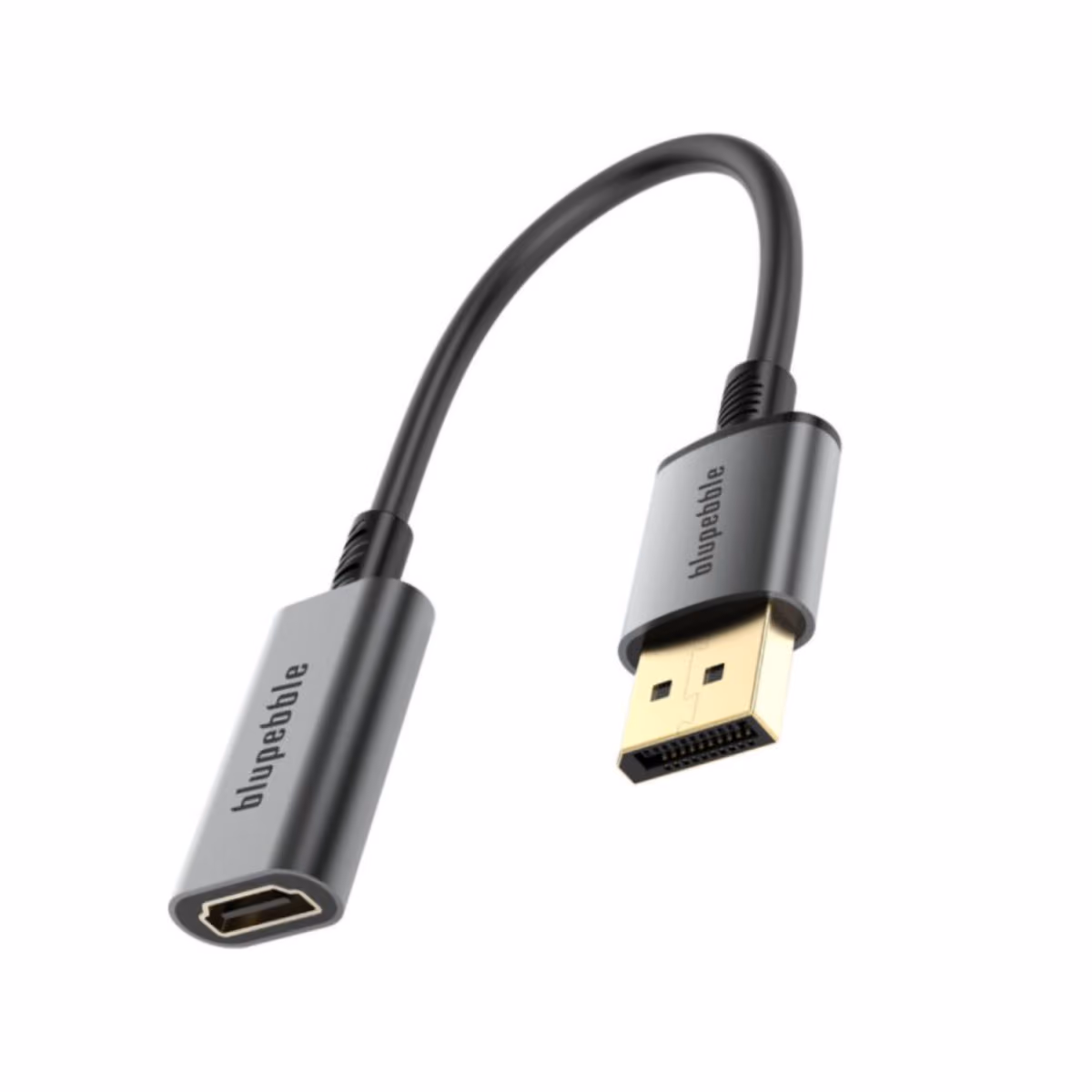 Blupebble 4K DP Male To HDMI Female Adapter Gray BP DP2HDMI GY 1