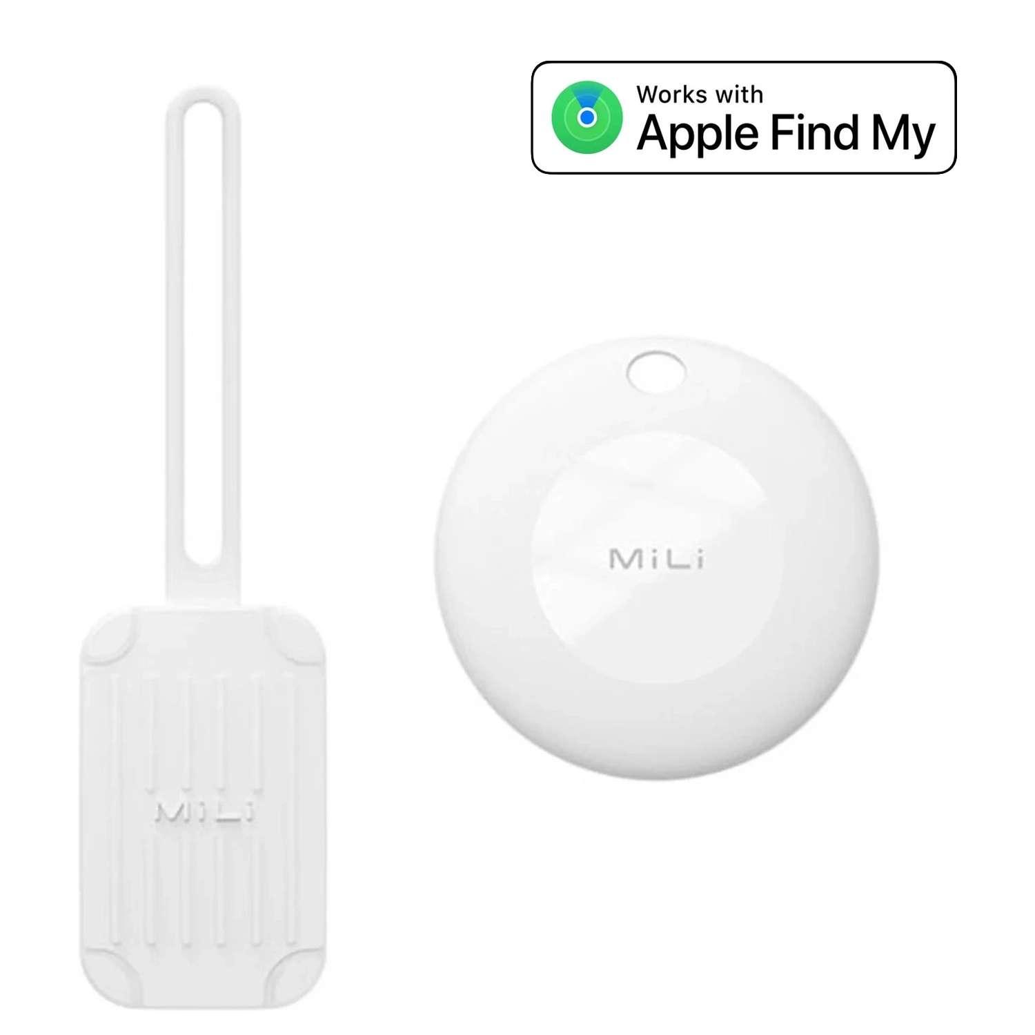 MiLi MiTag Plus Luggage Tag White