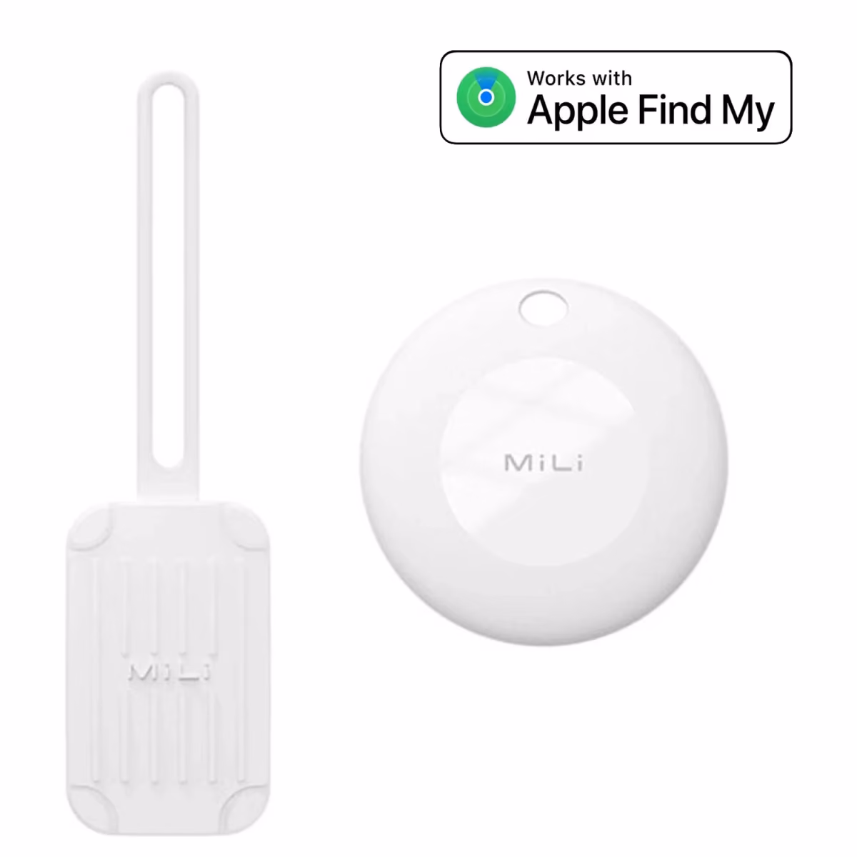 MiLi MiTag Plus Luggage Tag White 1