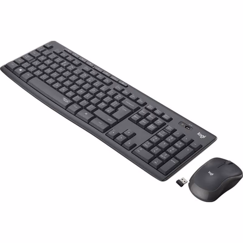 Logitech MK295 Silent Wireless Combo Keyboard And Mouse Black ARB 920-009801