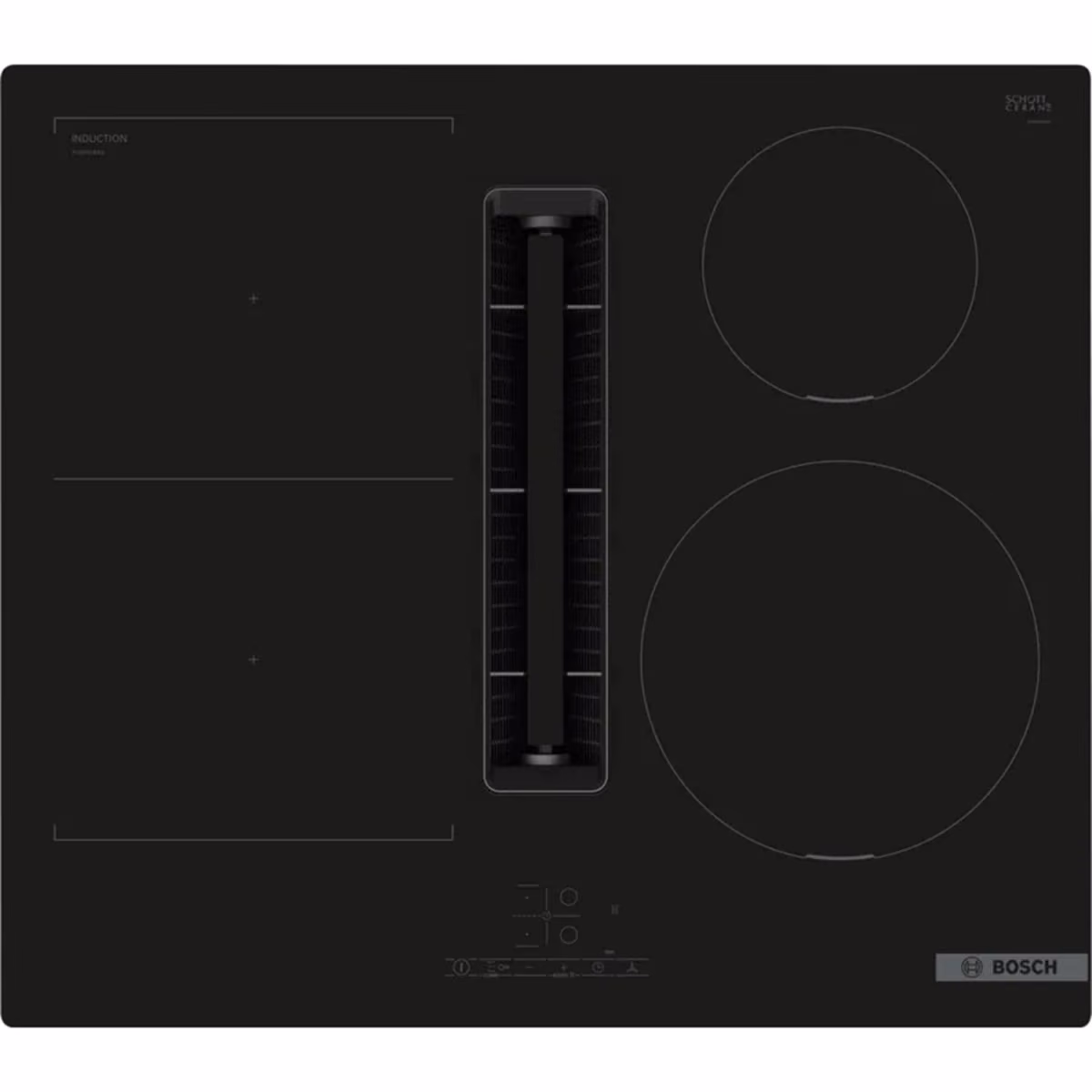 Sereis 4, Built In Induction Hob With Integrated Ventilation 60cm, 4 Cooking Zone, Touch Control, 622 M³ H, 69db, 17 Power Levels, 7400 Watts, Made In Spain 1