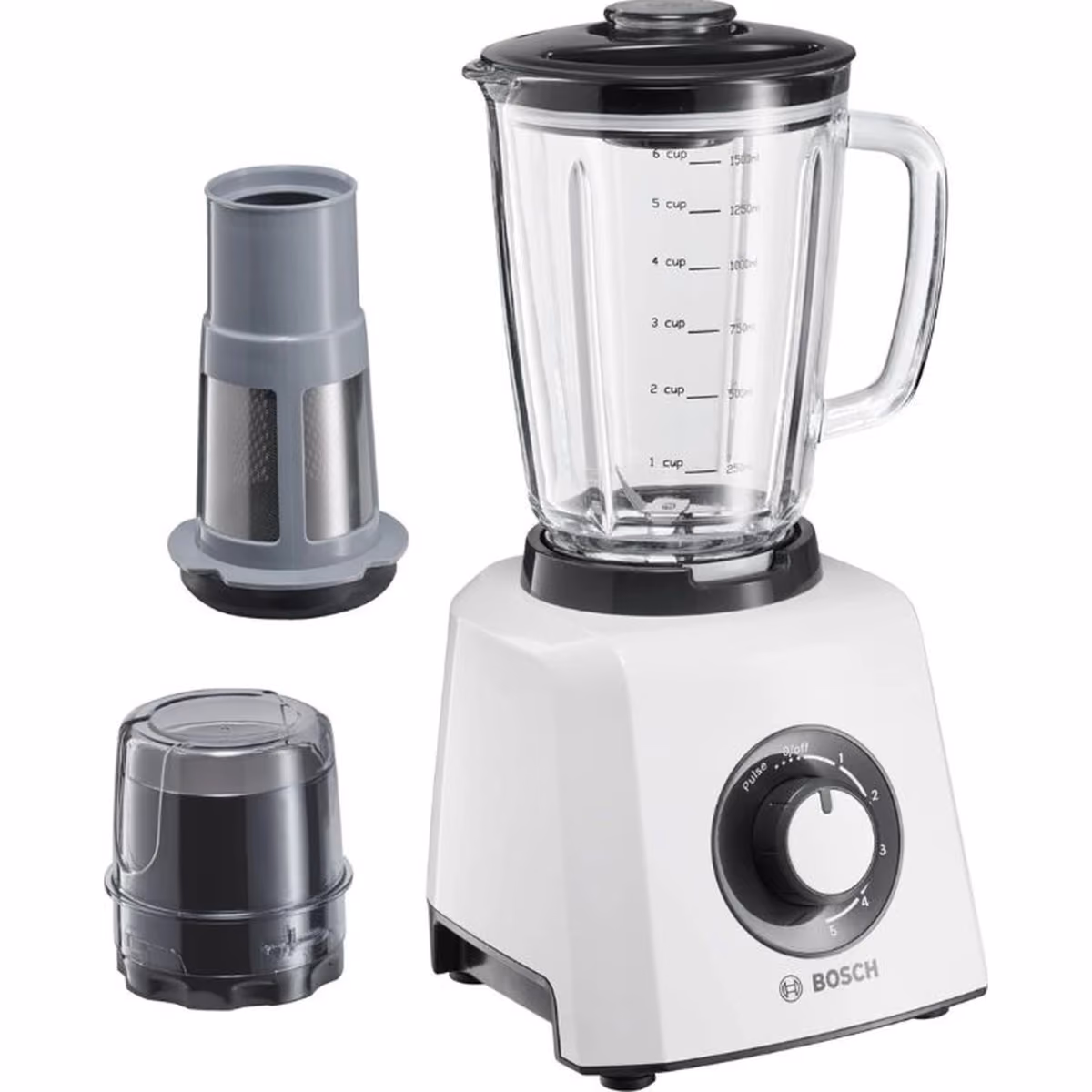 BOSCH Blender 600W, Plastic Jar - BOSCH Blender 600W, Plastic Jar