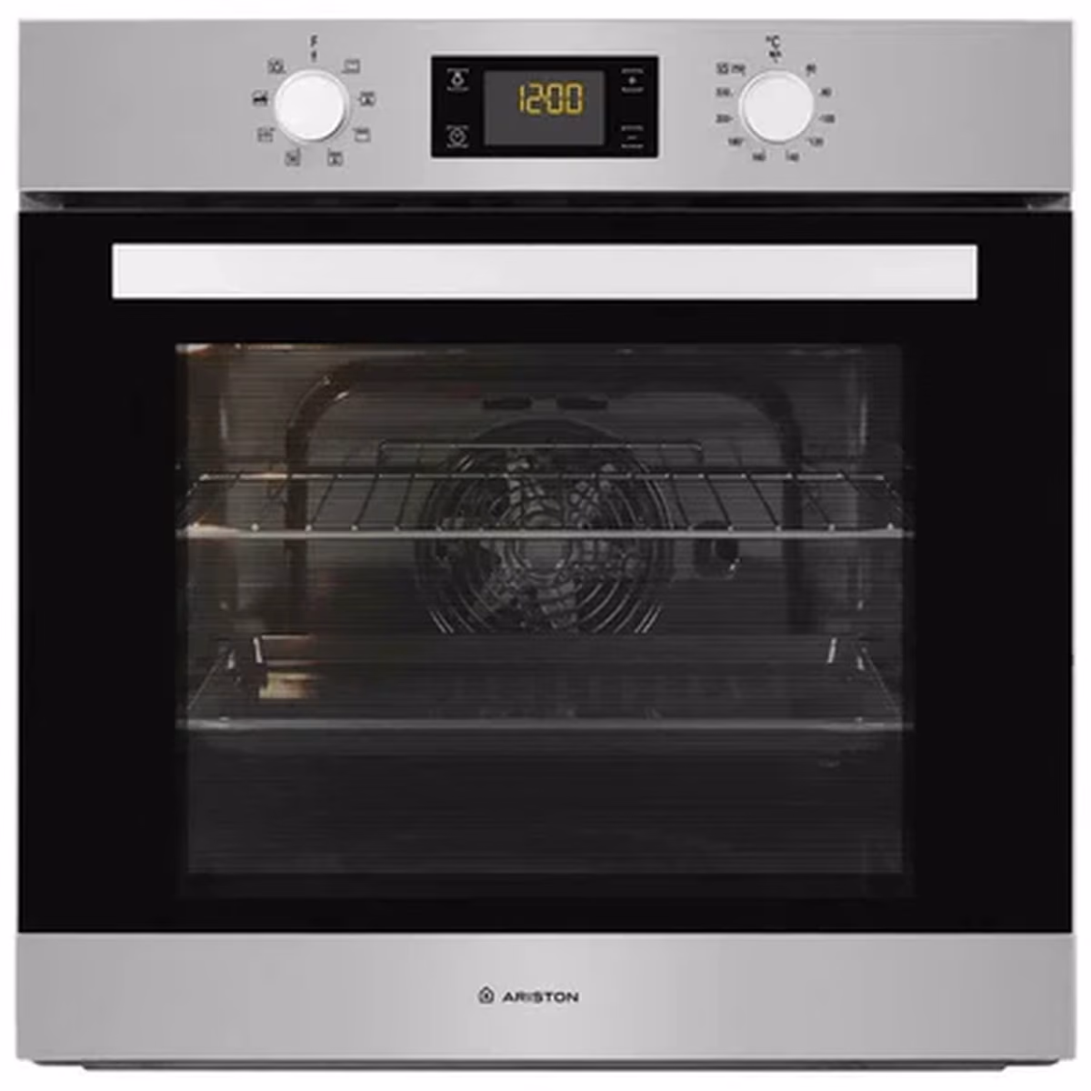 Ariston Electric Oven, 60 Cm, 66 Liters, 2900 Watts, 7 Programs - Silver - Ariston Electric Oven, 60 Cm, 66 Liters, 2900 Watts, 7 Programs - Silver