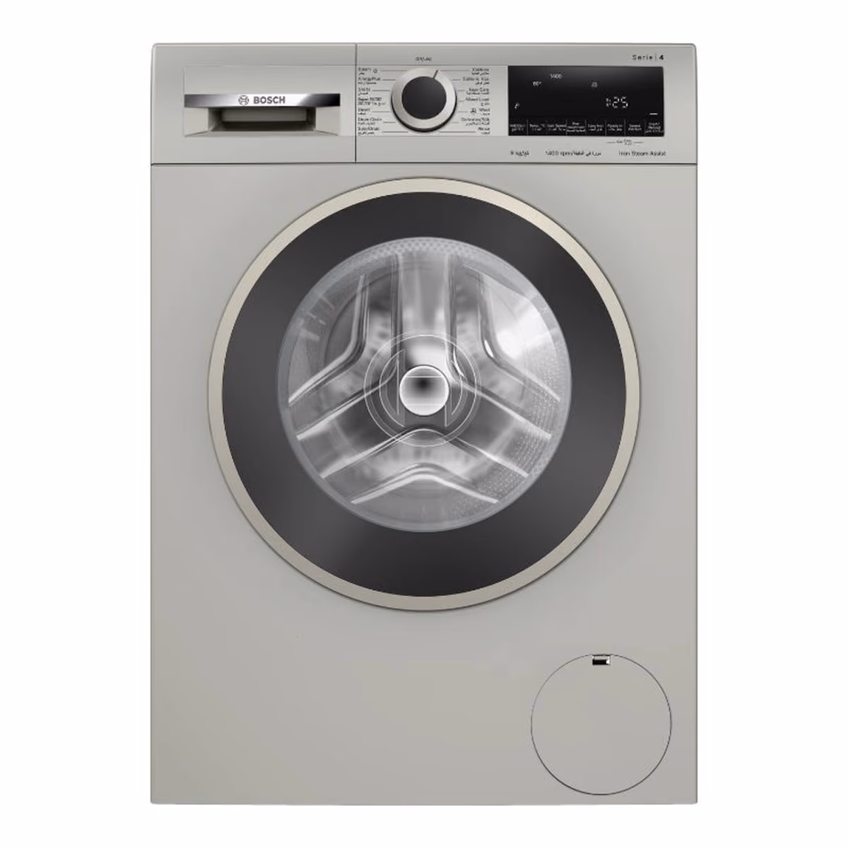 Series 4, Front Load Washer, 9KG 1400 RPM, Graphite Color, 55DB, Made in Turkey - Series 4, Front Load Washer, 9KG 1400 RPM, Graphite Color, 55DB, Made in Turkey