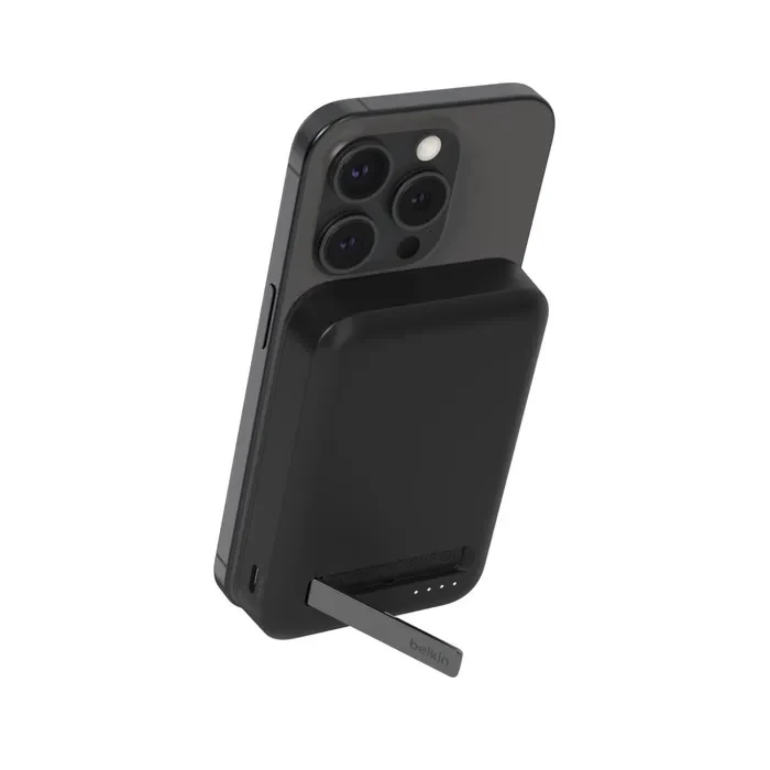 Belkin BoostCharge Qi2 Magnetic 15W Wireless Power Bank 8K + Stand, for iPhone 15-14-13-12 black - IR