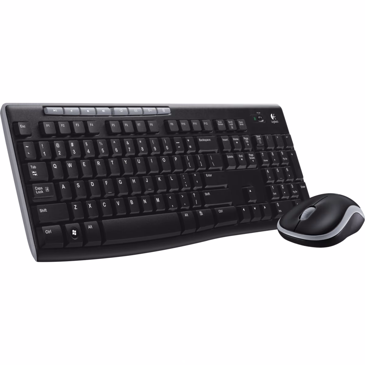 Logitech MK270 Wireless Keyboard And Mouse Black English -920-004509 - Logitech MK270 Wireless Keyboard And Mouse Black English -920-004509
