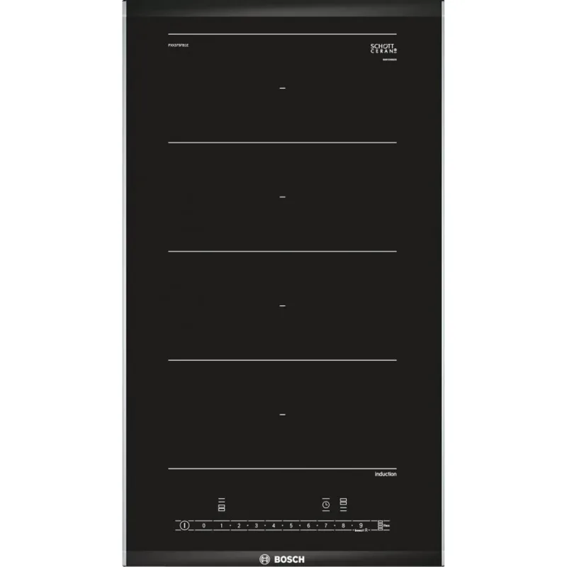 Series 6, Built-In Induction Hob 30cm, Touch Control, Flex Induction Zone, 2 Cooking Zone, 17 Power level, Made in Spain