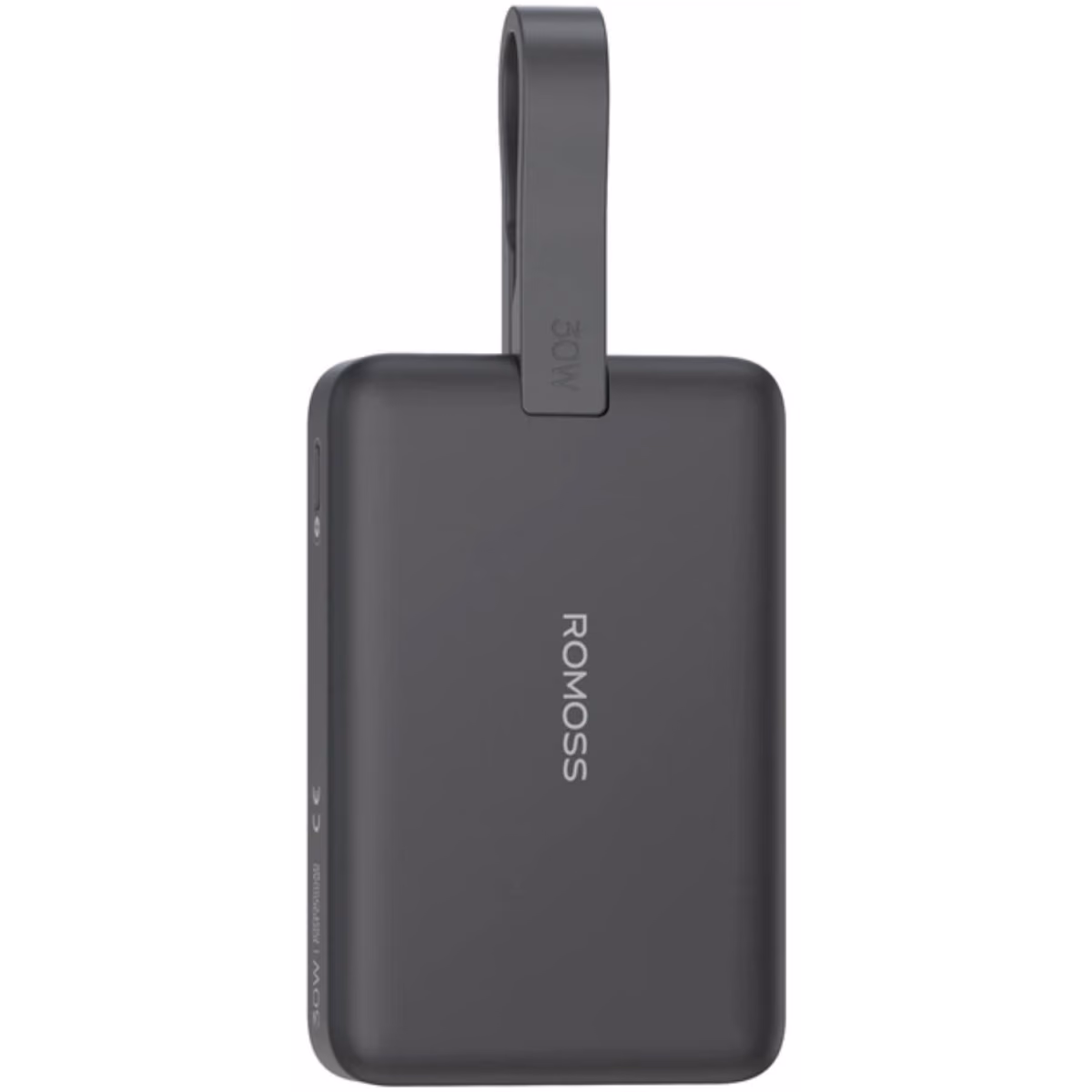 ROMOSS PB 10000mAh 15W MAGNETIC WIRELESS WITH C TO L CABLE 2xUSB-C 20W IN OUT LIGHTNING IN 18W BLACK - ROMOSS PB 10000mAh 15W MAGNETIC WIRELESS WITH C TO L CABLE 2xUSB-C 20W IN OUT LIGHTNING IN 18W BLACK