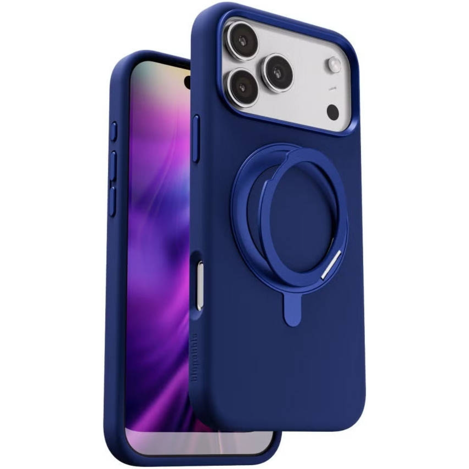 Blupebble RingFlex Case With MagSafe For iPhone 17 Pro Max Blue BP-IPRGFLX17MAX-BL