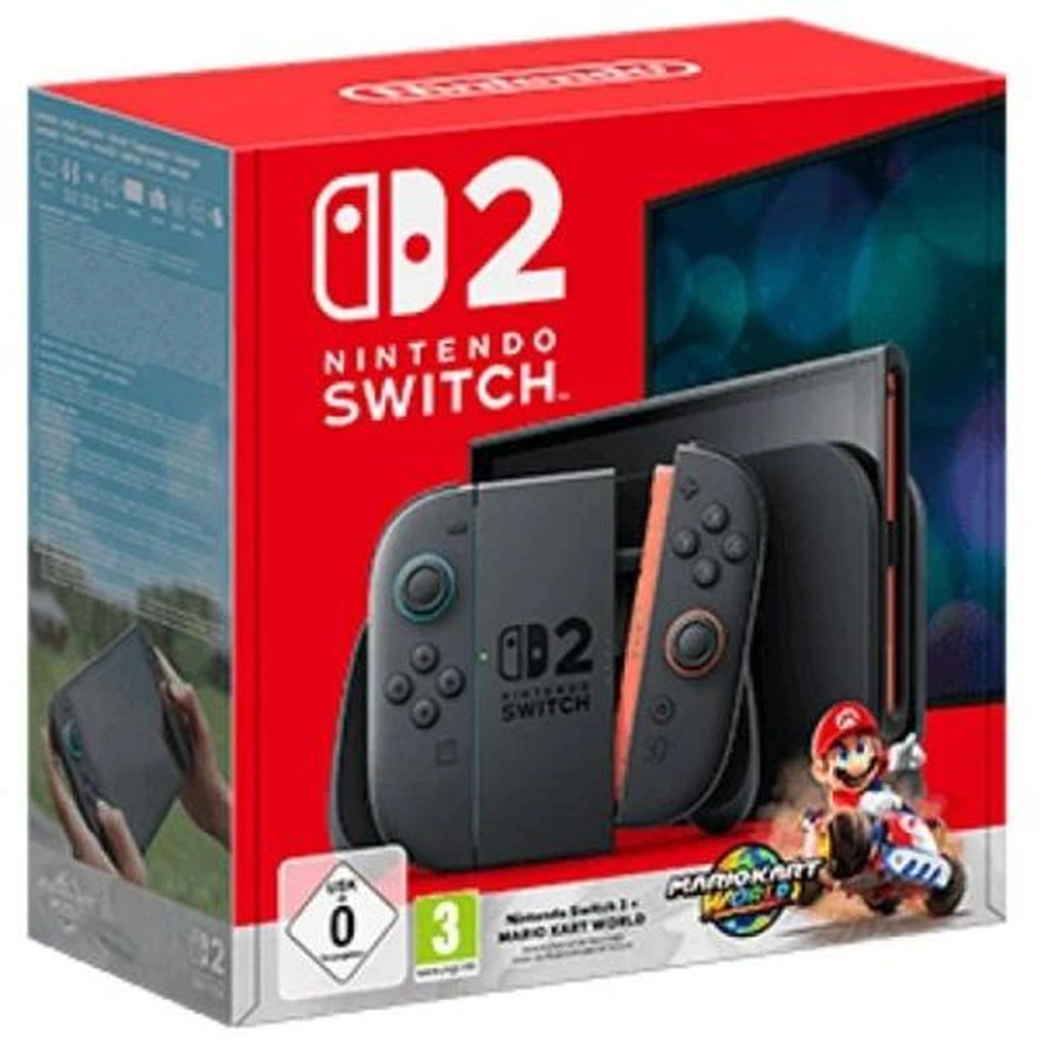 NINTENDO SWITCH OLED NEON 2 MARIO BUNDLE