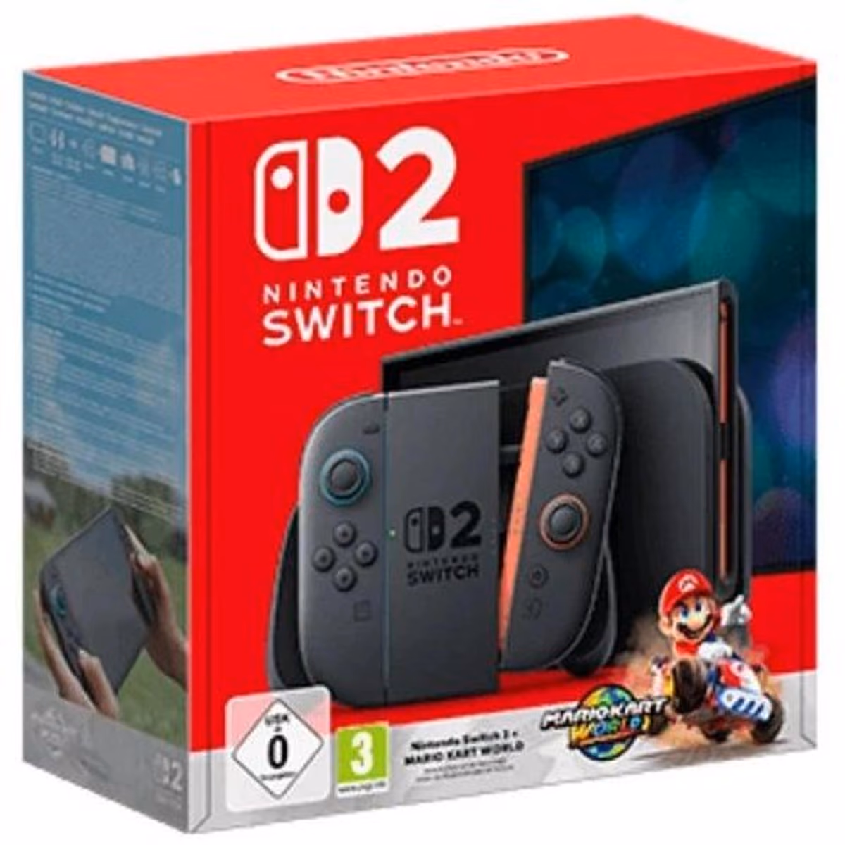 NINTENDO SWITCH OLED NEON 2 MARIO BUNDLE 1